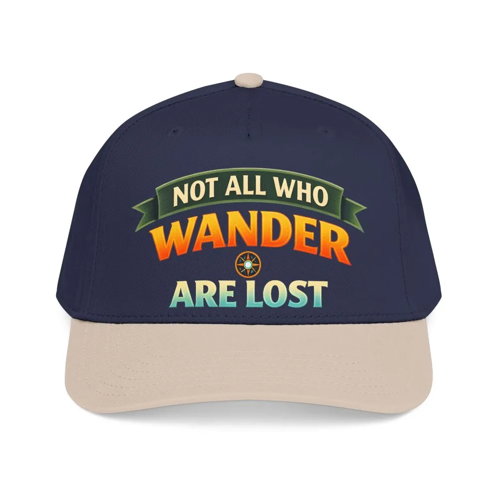 15900289286067613732_2048.jpeg Baseball Cap - "Not All Who Wander Are Lost" Design Scenic-Line