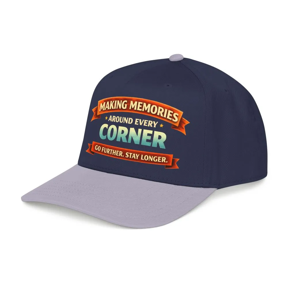 Baseball Cap - "Making Memories Around Every Corner" Design Scenic-Line