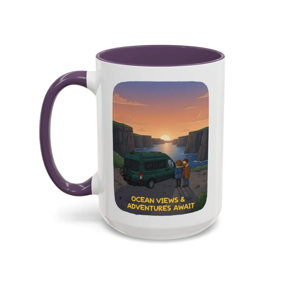 15909084540372403567_2048.jpeg Accent Coffee Mug (11, 15oz) — "Ocean Views-Adventures Awaits" Design Sitcom-Line