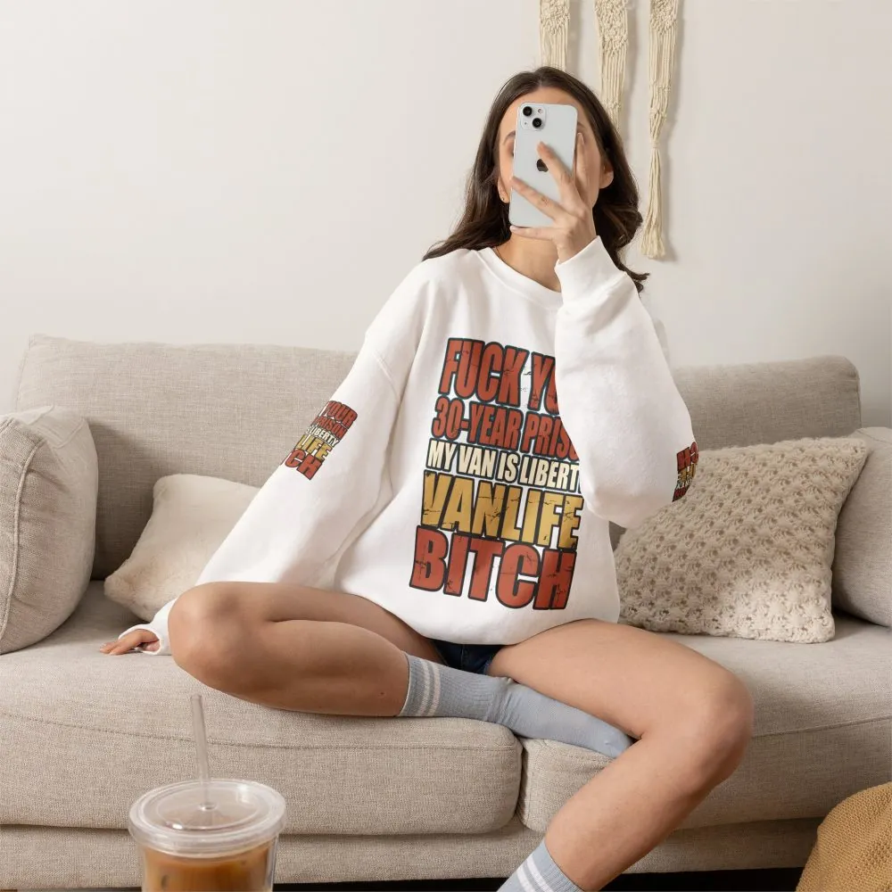 Unisex Heavy Blend™ Crewneck Sweatshirt — "Fuck Your 30 Year" Design F**K-Line