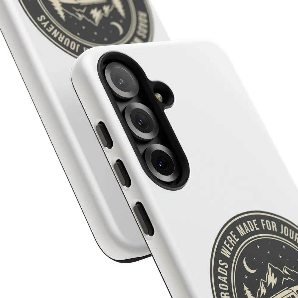 Phone Case — "ROAD WHERE MADE FOR JOURNEYS-NOT DESTINATIONS" Camper Van Design