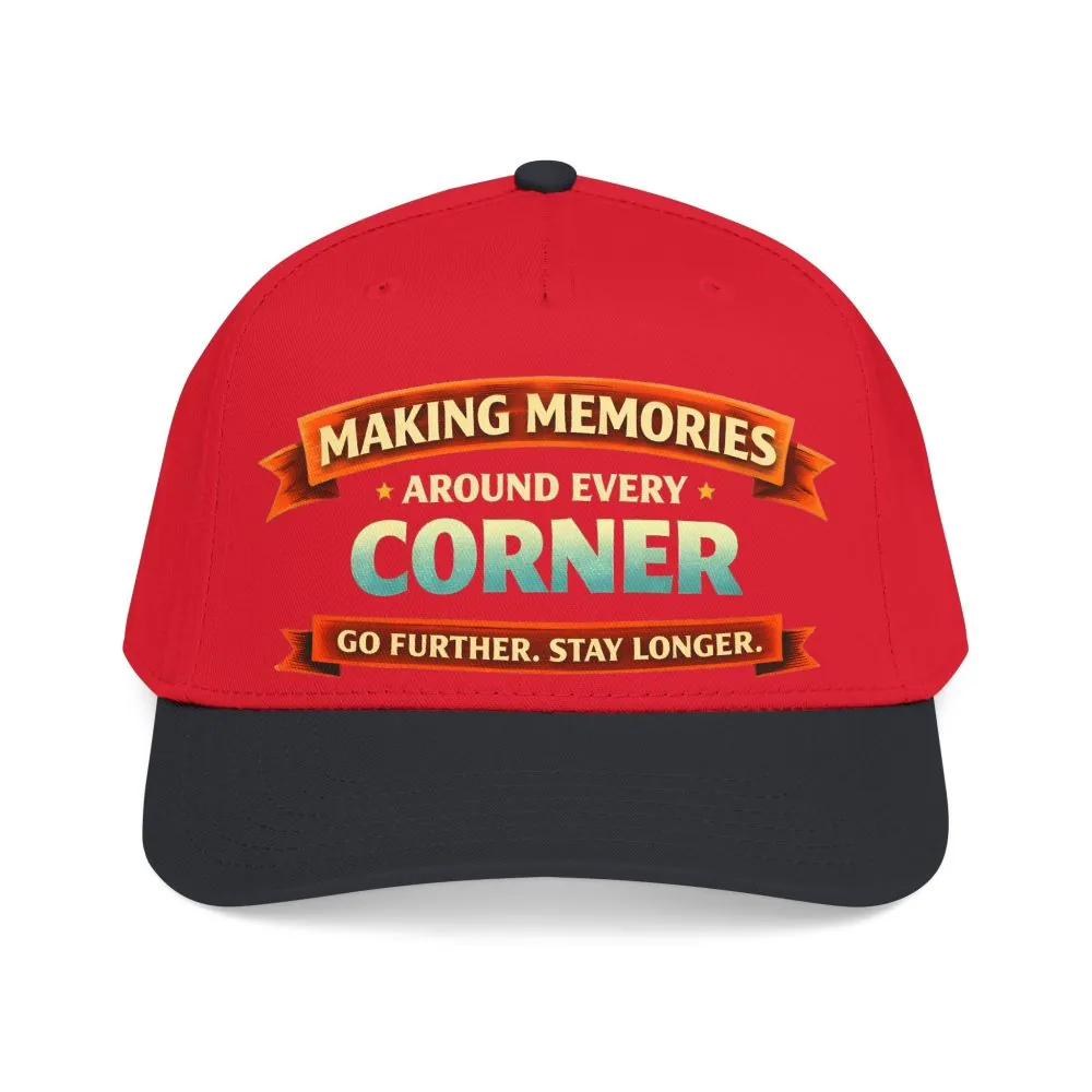 Baseball Cap - "Making Memories Around Every Corner" Design Scenic-Line