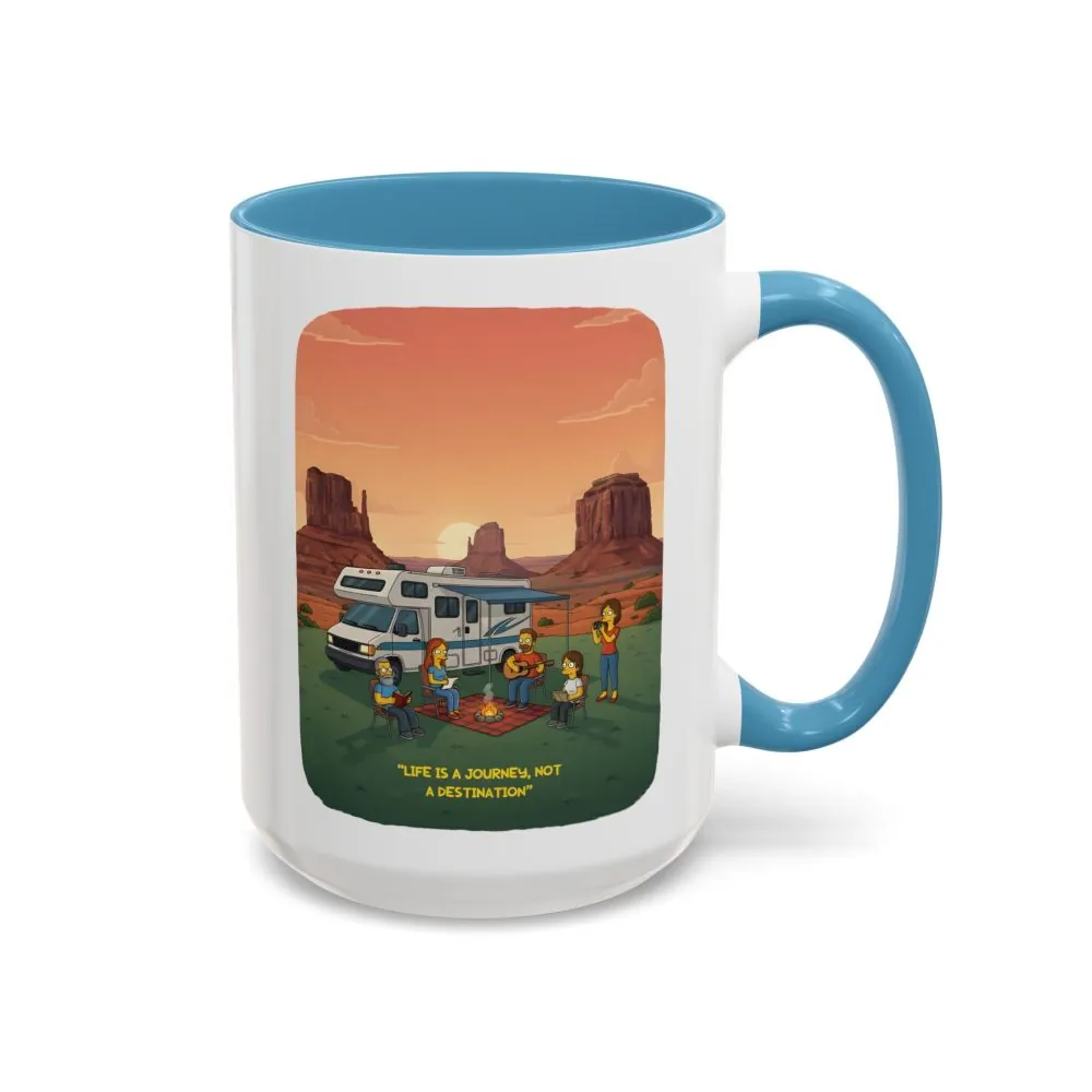 1603058841722363166_2048.jpeg Accent Coffee Mug (11, 15oz) — "Life Is A Journey-Not A Destination" Design Sitcom-Line