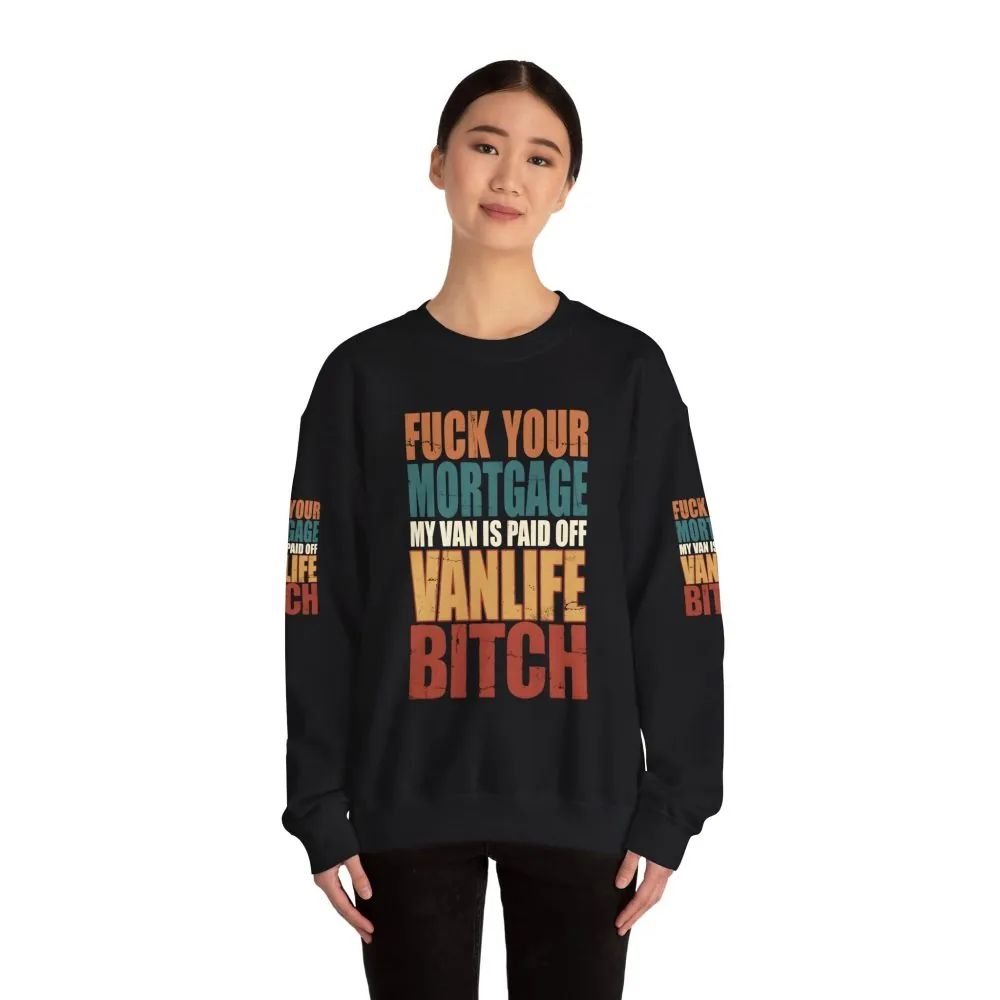 16059025623460574955_2048.jpeg Unisex Heavy Blend™ Crewneck Sweatshirt — "Fuck Your Mortgage" Design F**K-Line