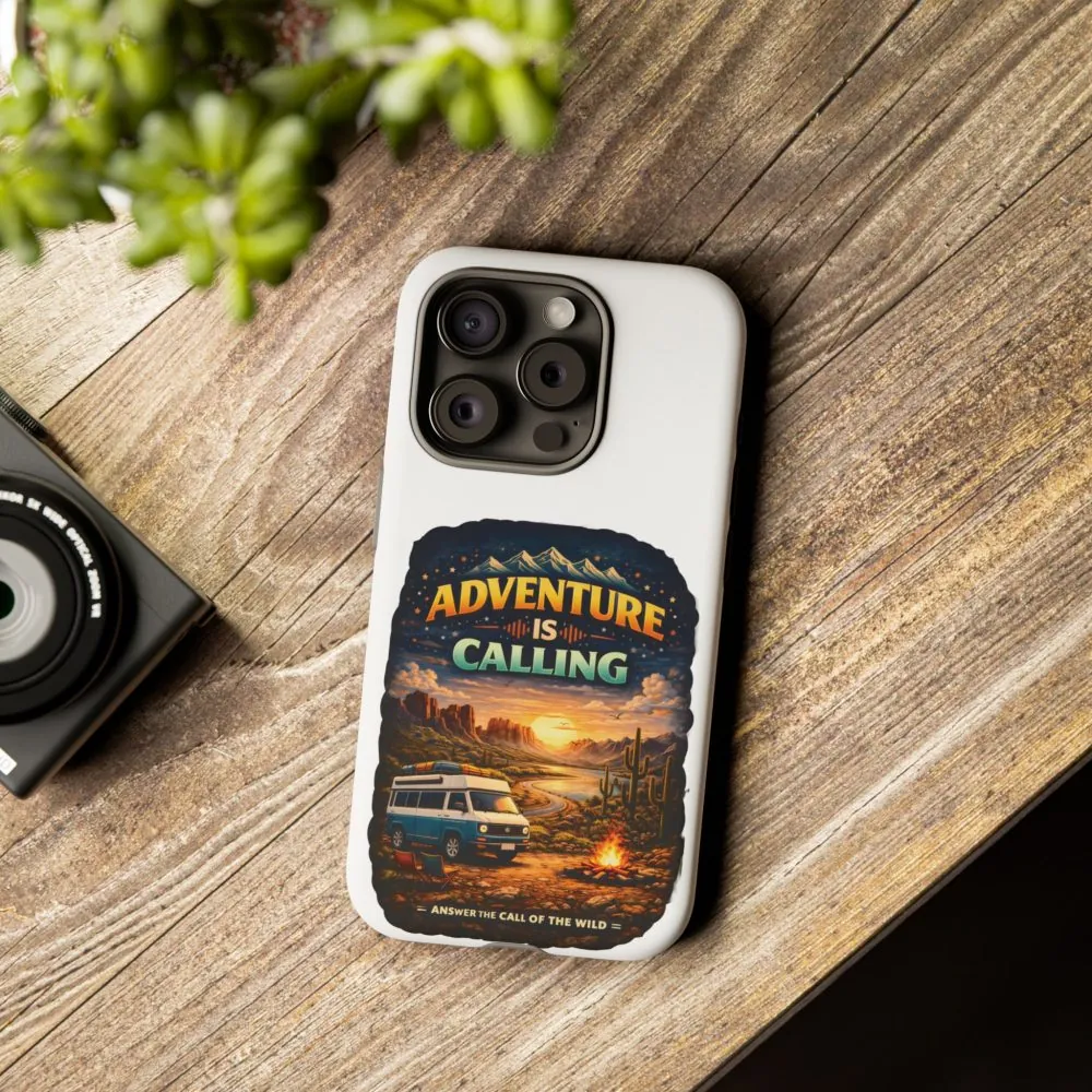 Phone Case — "Adventure Is Calling" (Design Scenic-Line)