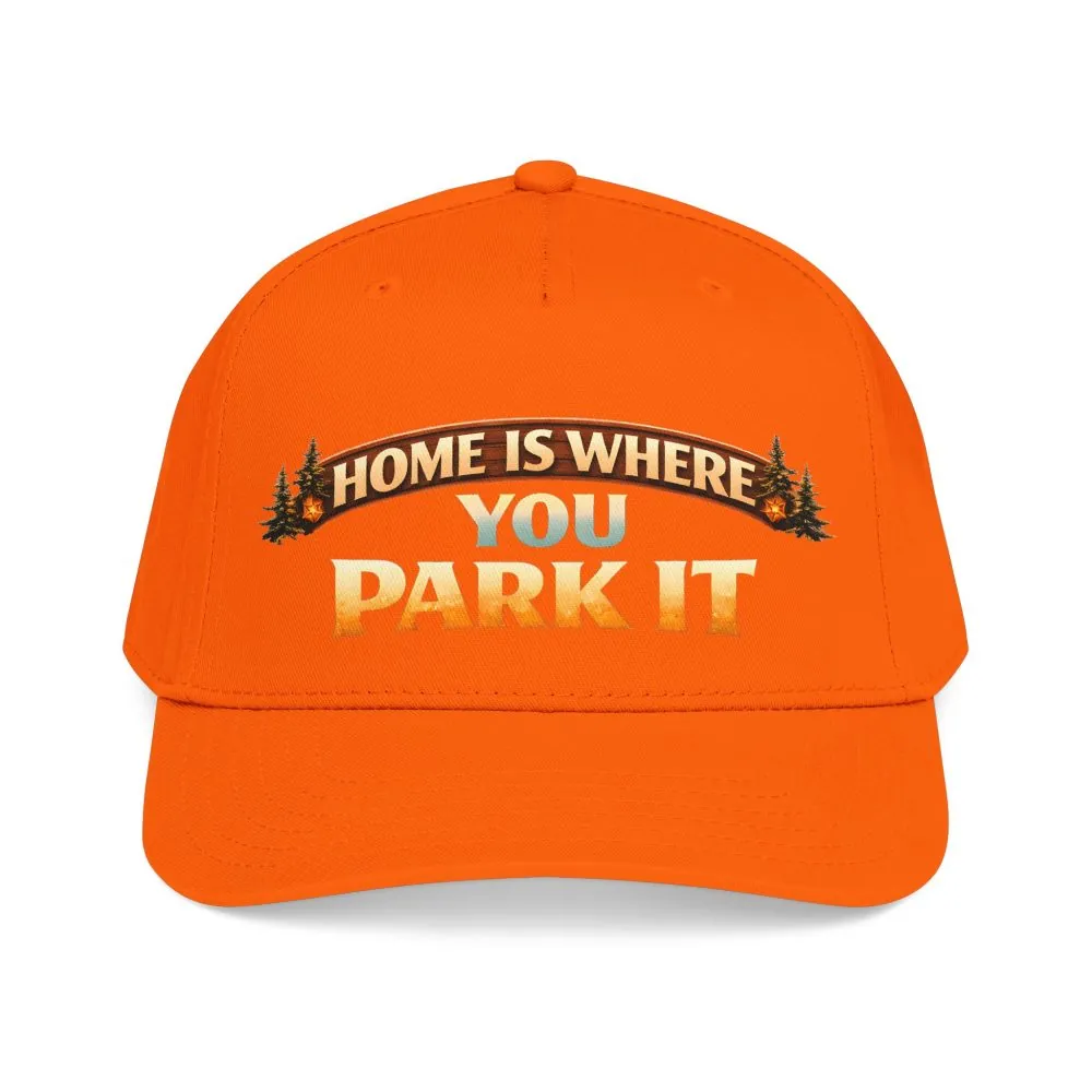 Baseball Cap - "Home Is Where You Park It" Design Scenic-Line