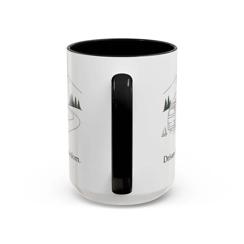 16144106651564137686_2048.jpeg Accent Coffee Mug (11, 15oz) — "Driven By Freedom" Design Minimal-Line
