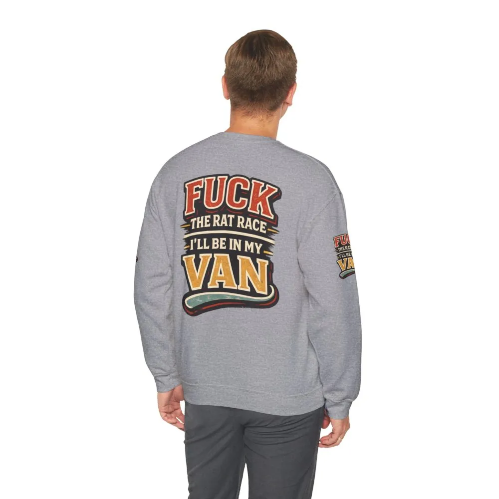 16154796941149018285_2048.jpeg Unisex Heavy Blend™ Crewneck Sweatshirt — "Fuck The Rat Race" Design F**K-Line