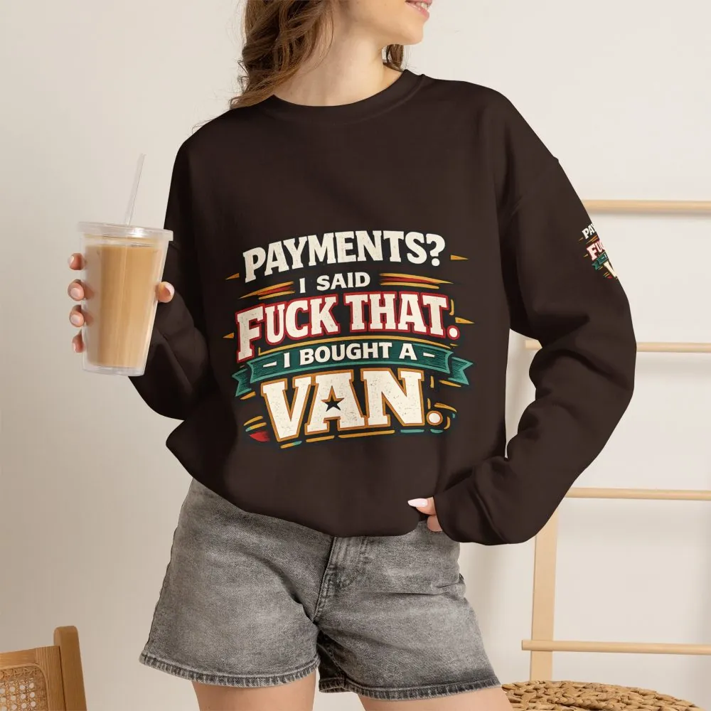 16163440751069633411_2048.jpeg Unisex Heavy Blend™ Crewneck Sweatshirt — "Payments?I Said" Design F**K-Line