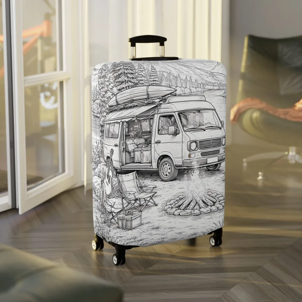 1616369719124819504_2048.jpeg Luggage Cover — Adventure Camper Sketch Travel Suitcase