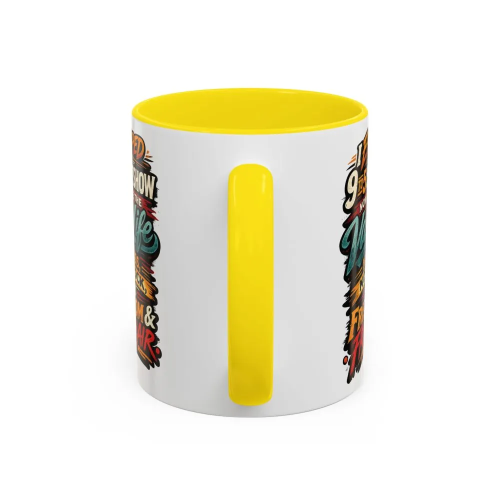 16197679180616603549_2048.jpeg Accent Coffee Mug (11, 15oz) — "I Escaped The 9 To 5" Design F**K-Line