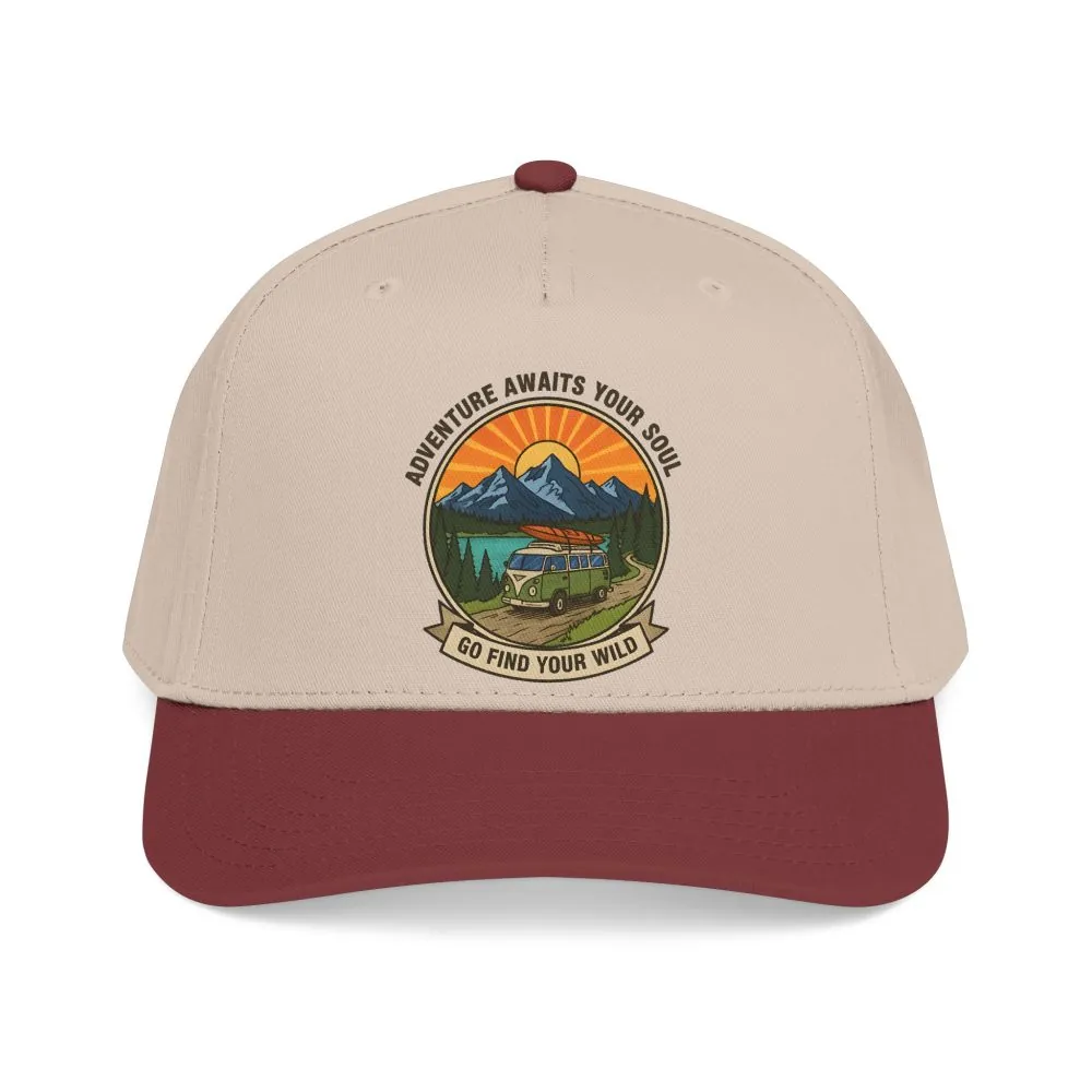 Baseball Cap — "Go Find Your Wild" Outdoor Patch