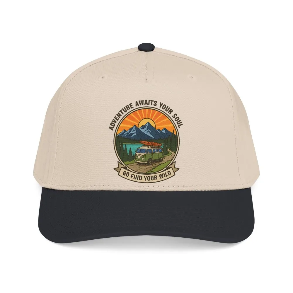 Baseball Cap — "Go Find Your Wild" Outdoor Patch