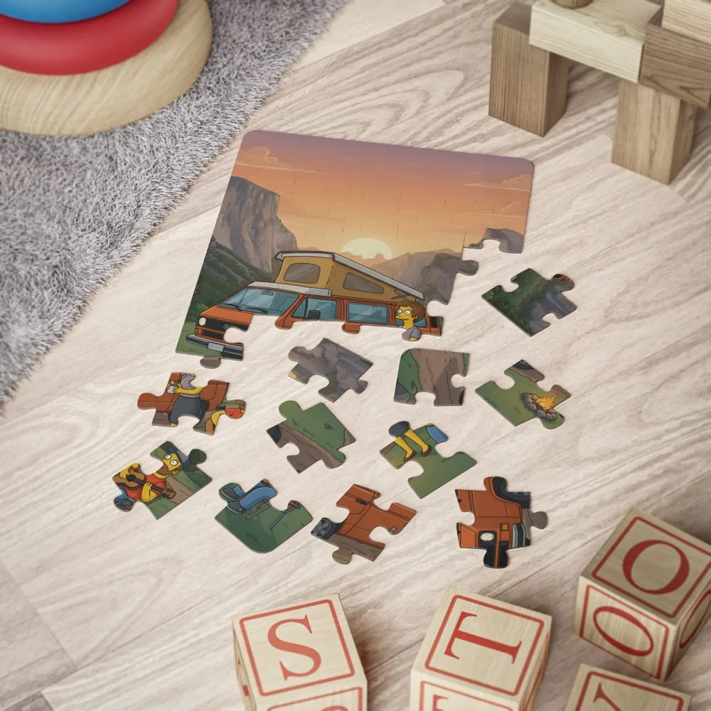 Kids' 30‑Piece Camping Puzzle — Camping Adventure Jigsaw for Toddlers
