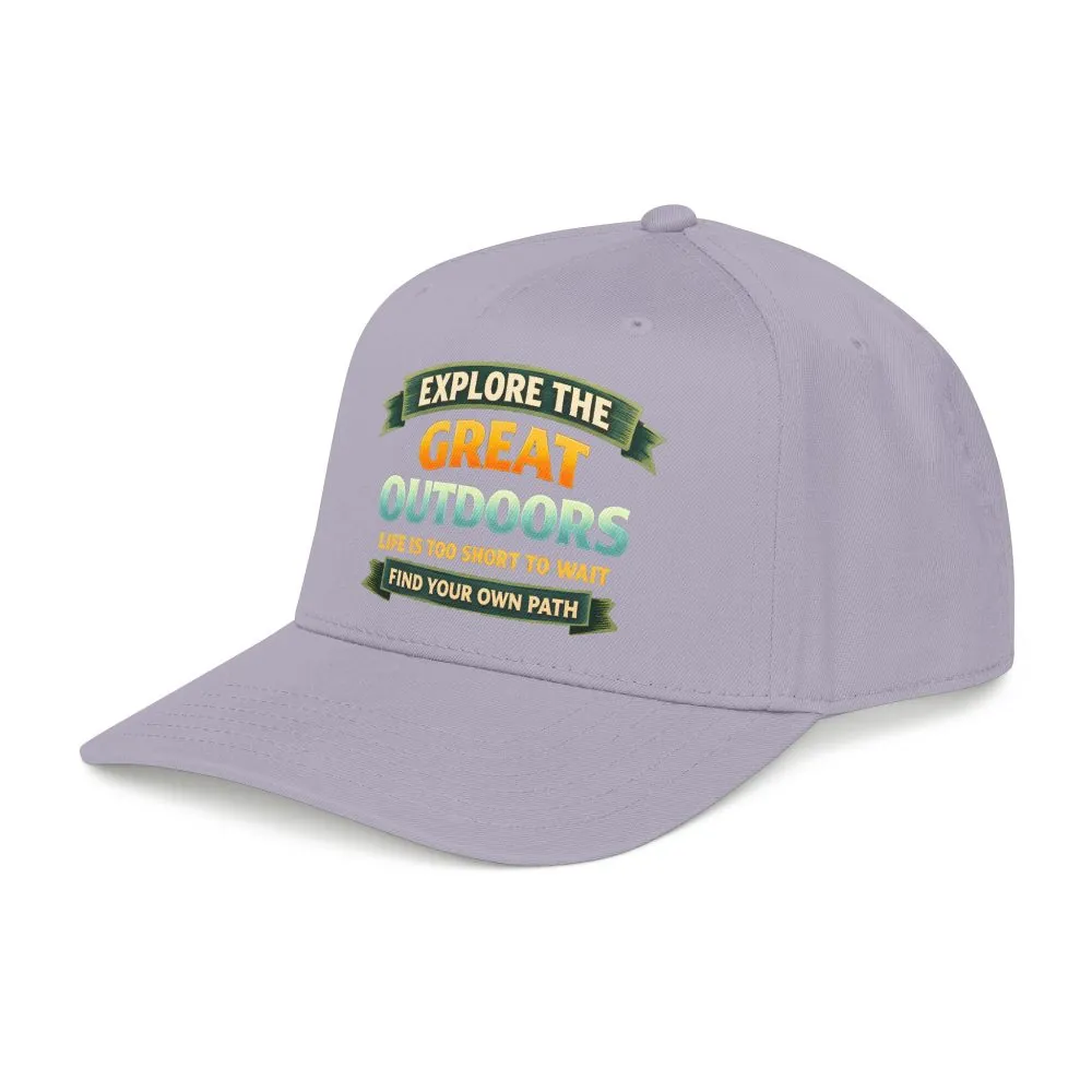 Baseball Cap - "Explore The Great Outdoors" Design Scenic-Line