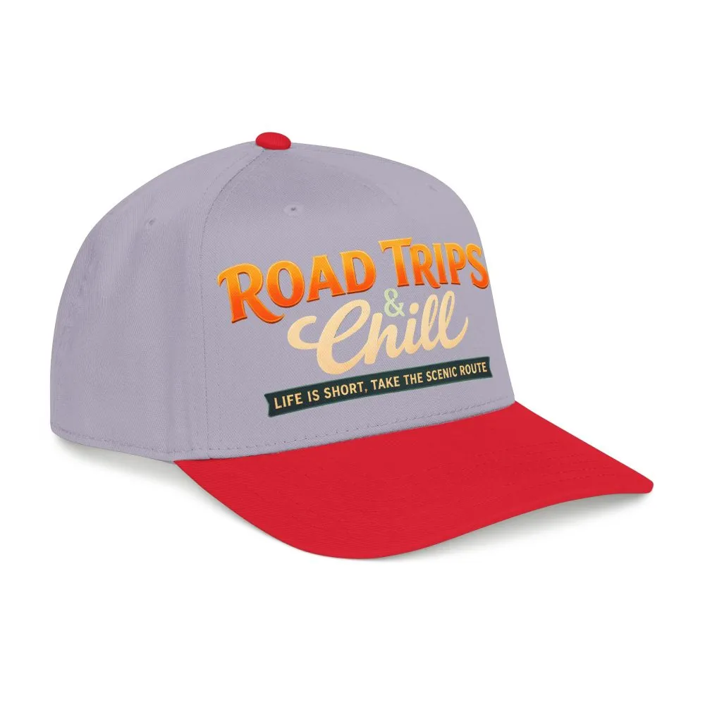 Baseball Cap - "Road Trips And Chill" Design Scenic-Line