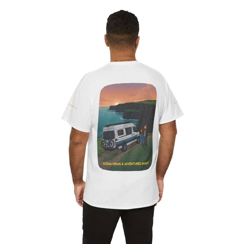 16327673331134350264_2048.jpeg Unisex Heavy Cotton Tee — "Ocean Views-Adventures Awaits" Design Sitcom-Line