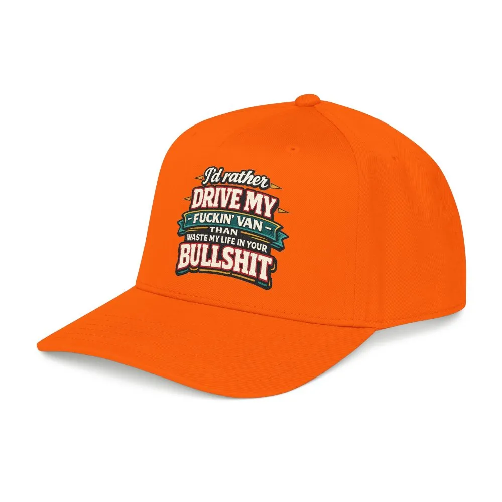 Baseball Cap - "I´d Rather Drive My Fucking Van" Design F**K-Line