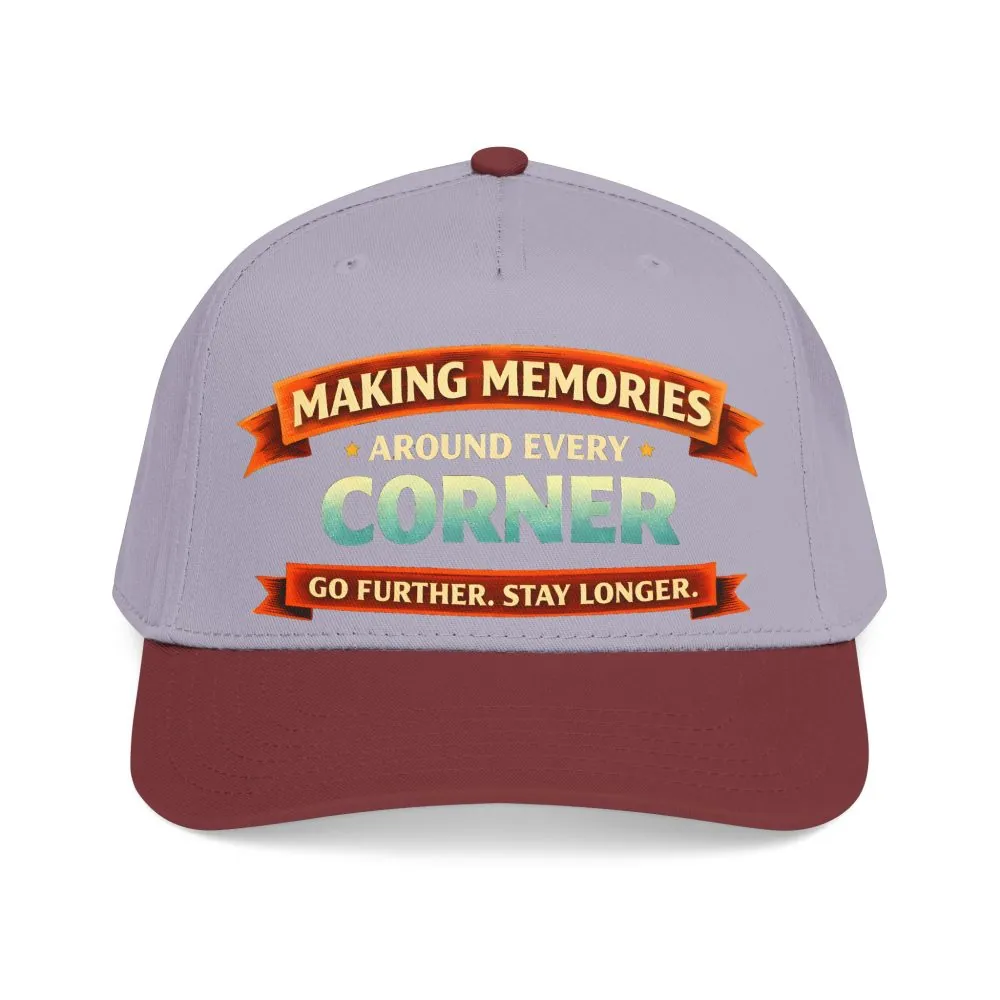 Baseball Cap - "Making Memories Around Every Corner" Design Scenic-Line