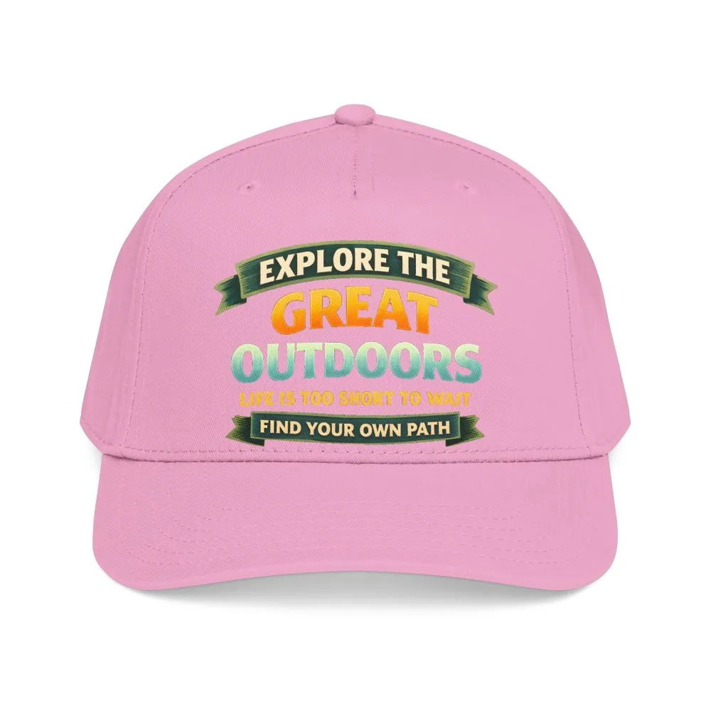 Baseball Cap - "Explore The Great Outdoors" Design Scenic-Line