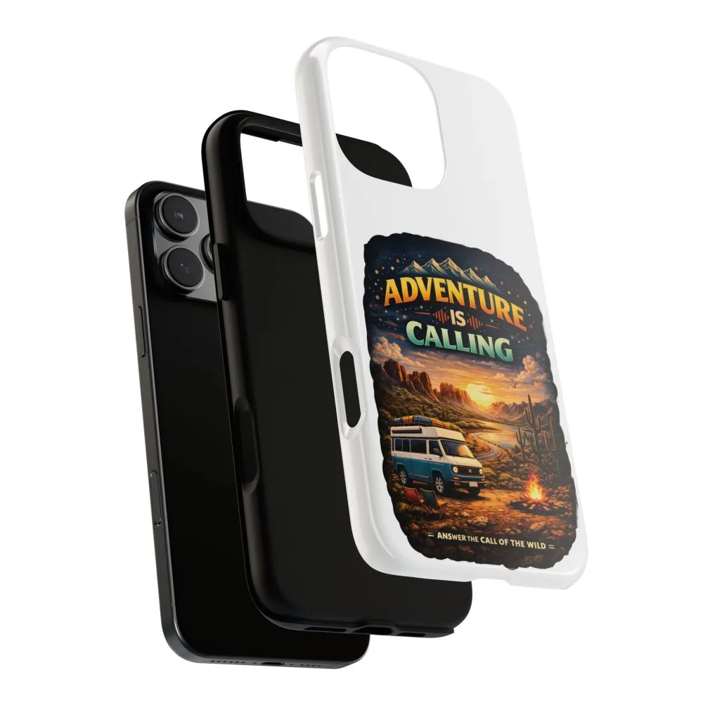 Phone Case — "Adventure Is Calling" (Design Scenic-Line)