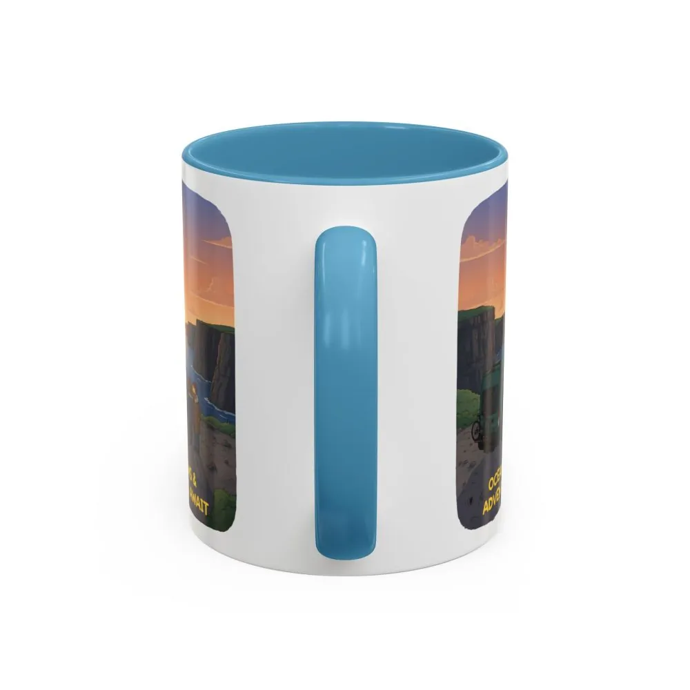 16372148568303205596_2048.jpeg Accent Coffee Mug (11, 15oz) — "Ocean Views-Adventures Awaits" Design Sitcom-Line