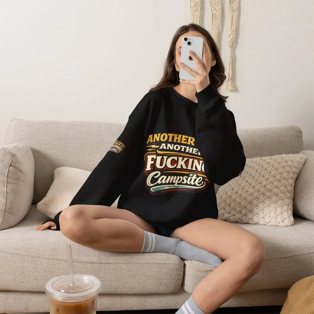 Unisex Heavy Blend™ Crewneck Sweatshirt — "Another Day" Design F**K-Line