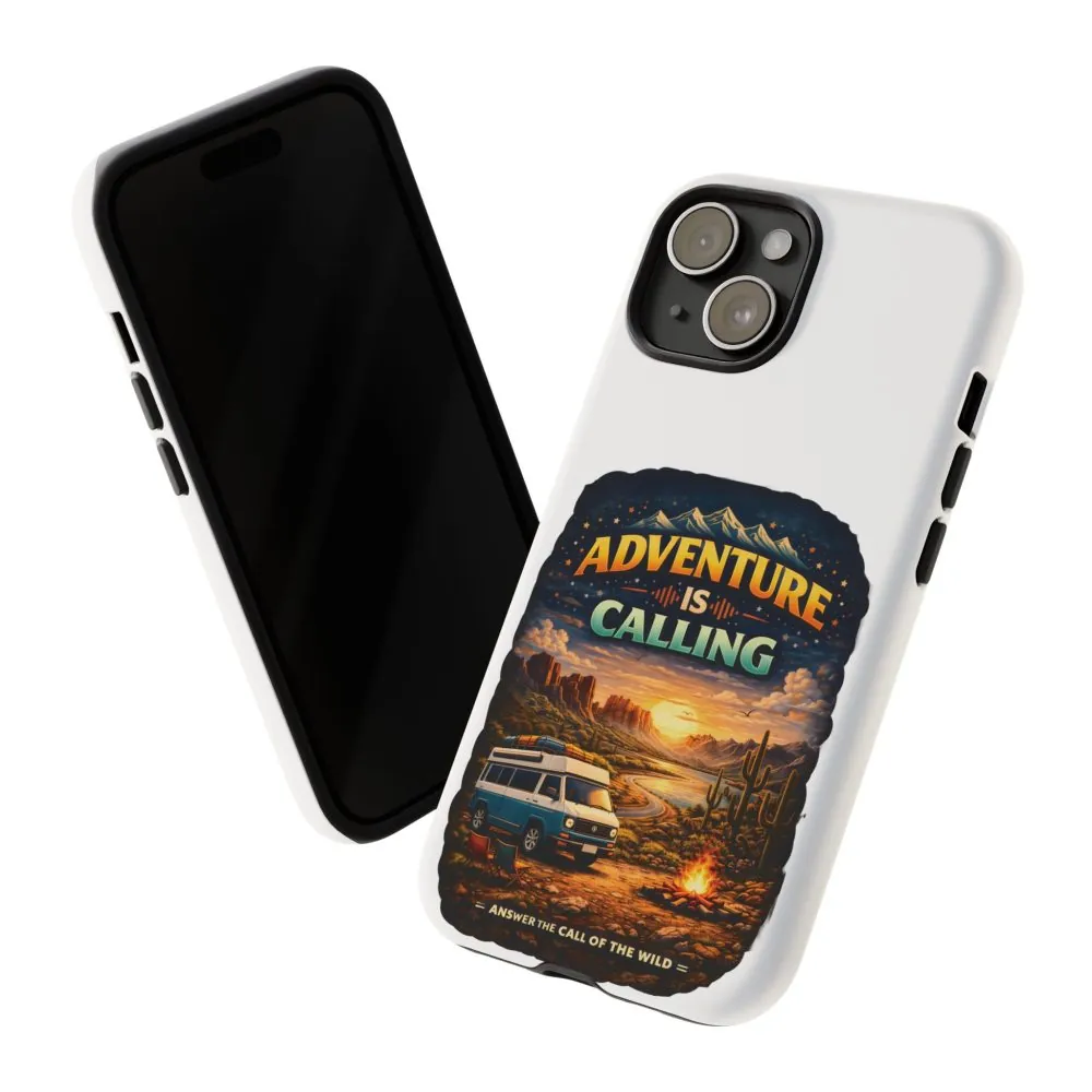 Phone Case — "Adventure Is Calling" (Design Scenic-Line)