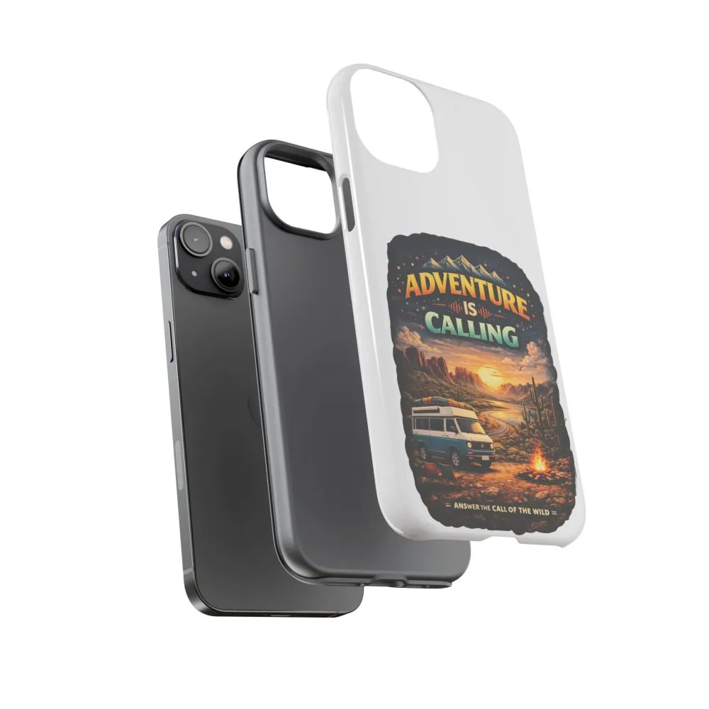 Phone Case — "Adventure Is Calling" (Design Scenic-Line)