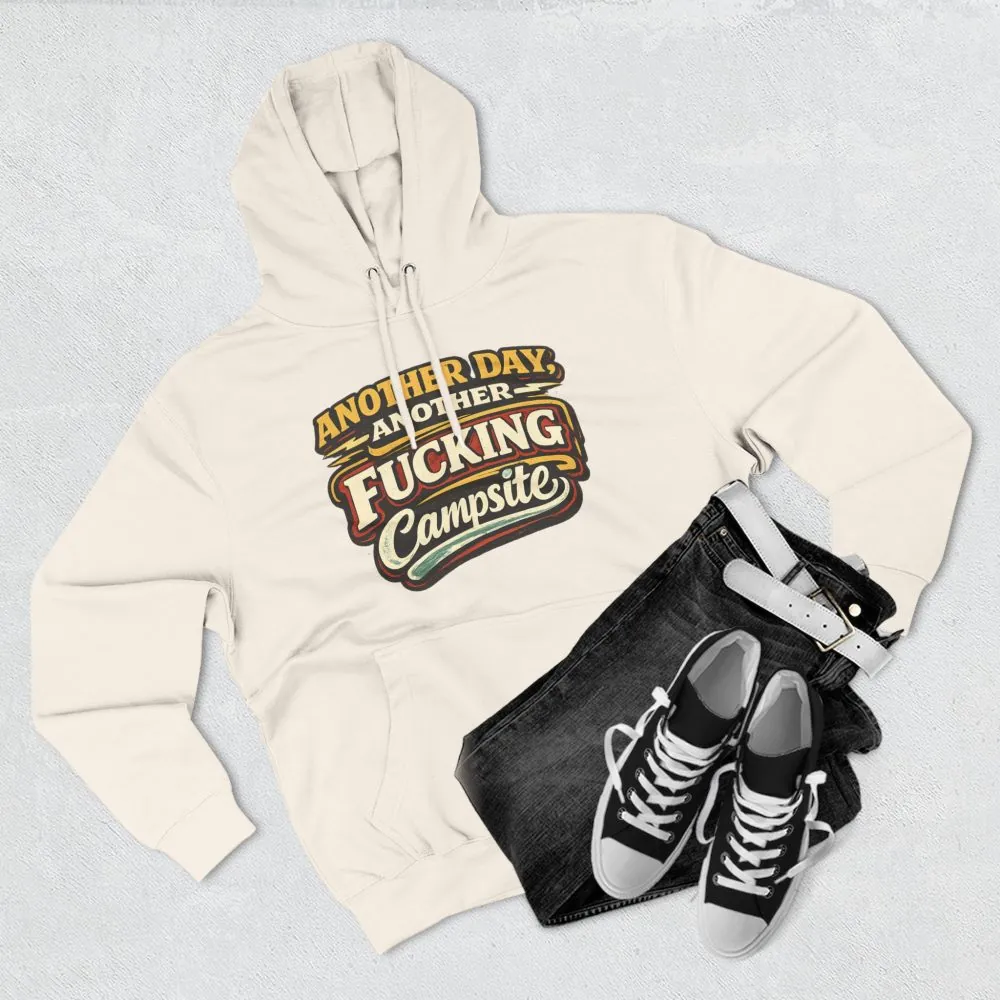 Three-Panel Fleece Hoodie - "Another Day" Design F**K-Line