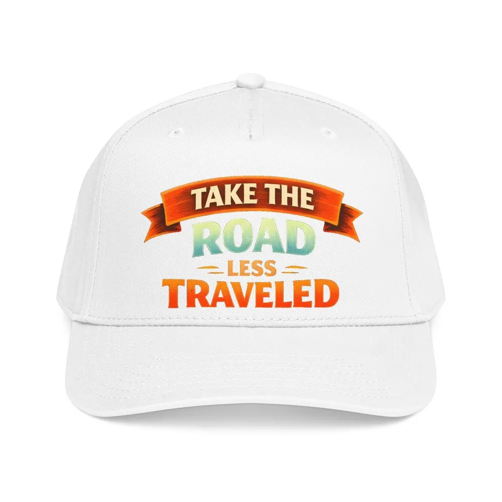 Baseball Cap - "Take The Road Less Traveled" Design Scenic-Line