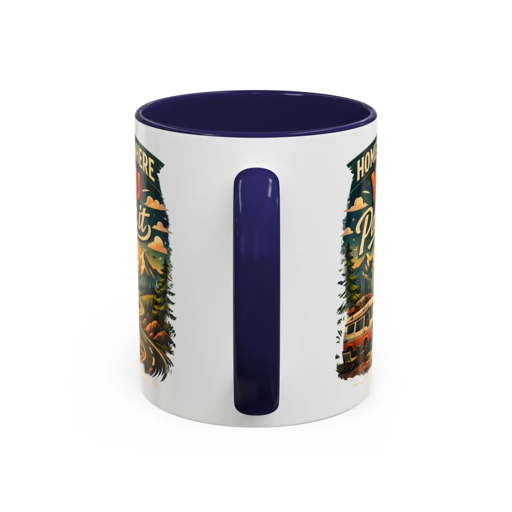 16447679695888146609_2048.jpeg Accent Coffee Mug (11, 15oz) — "Home Is Where You Park It" Design Scenic-Line