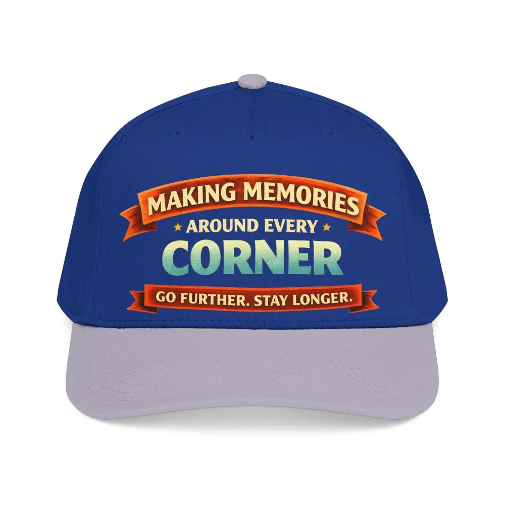 Baseball Cap - "Making Memories Around Every Corner" Design Scenic-Line