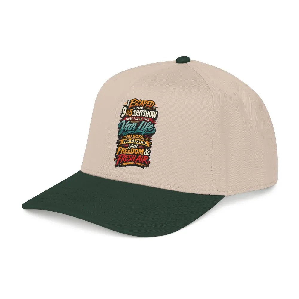 Baseball Cap - "I Escaped The 9 To 5" Design F**K-Line