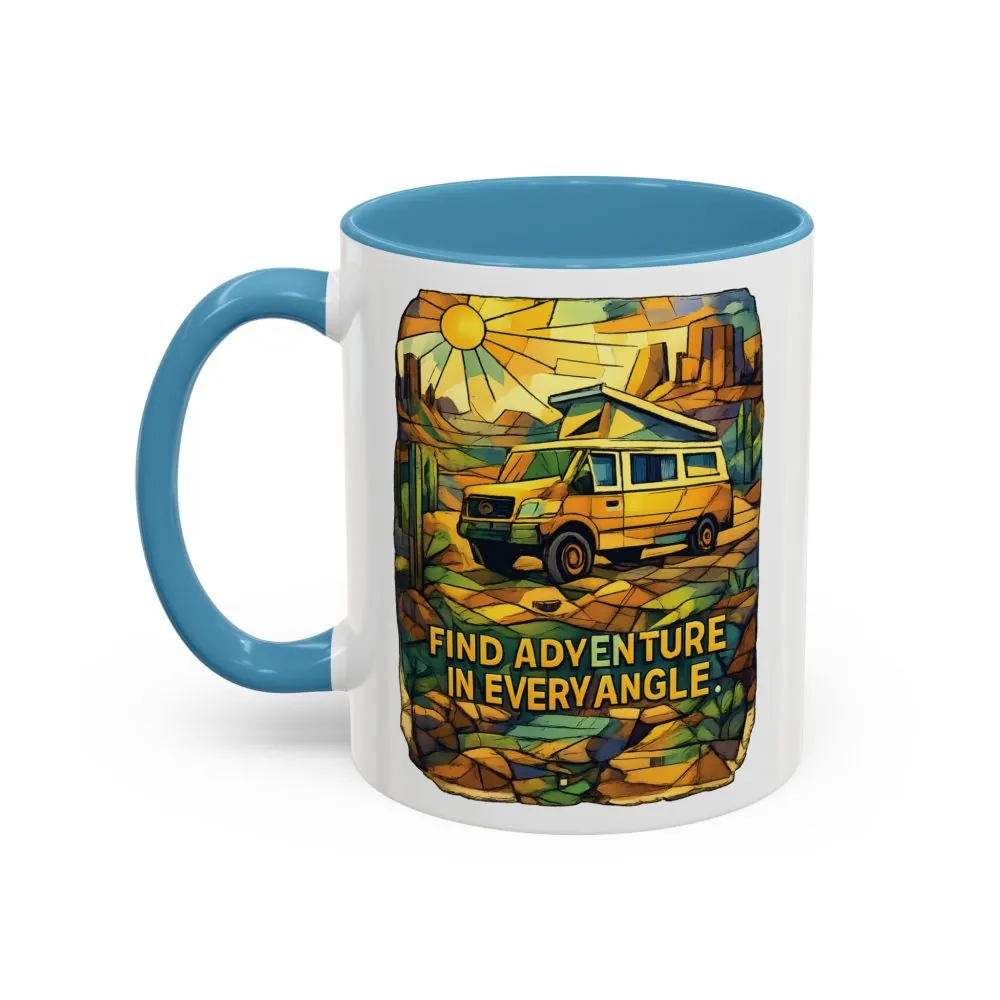 16495924304650929801_2048.jpeg Accent Coffee Mug (11, 15oz) — "Find Adventure In Every Corner" Design Cubic-Line