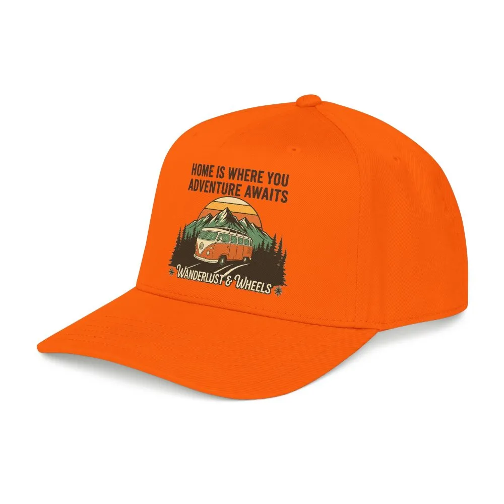 16509081935543592160_2048.jpeg Baseball Cap - "Home Is Where You Adventure Awaits" Mid Profile Baseball Cap