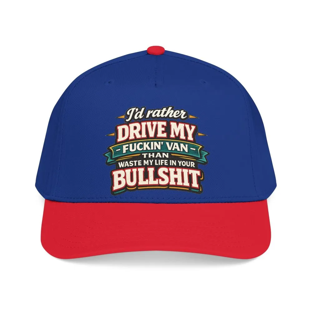 Baseball Cap - "I´d Rather Drive My Fucking Van" Design F**K-Line