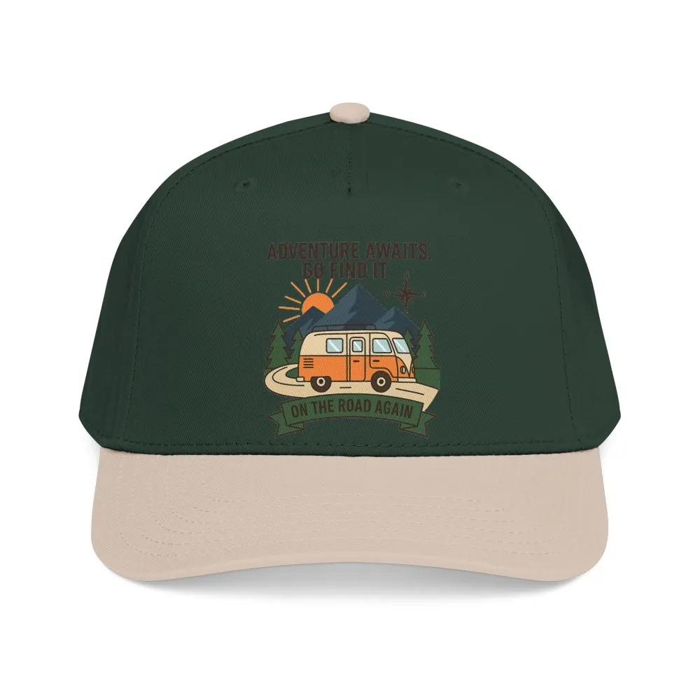 Baseball Cap - "Adventure Awaits" Outdoor Travel Hat