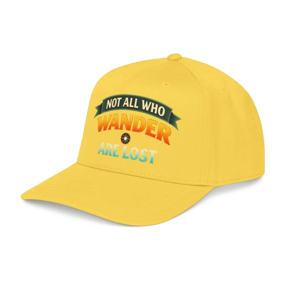 16549032481196360011_2048.jpeg Baseball Cap - "Not All Who Wander Are Lost" Design Scenic-Line