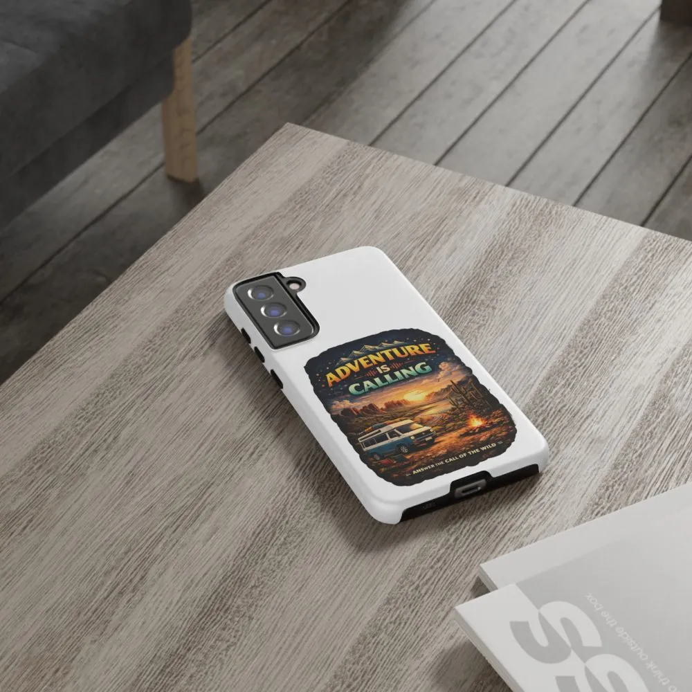 Phone Case — "Adventure Is Calling" (Design Scenic-Line)
