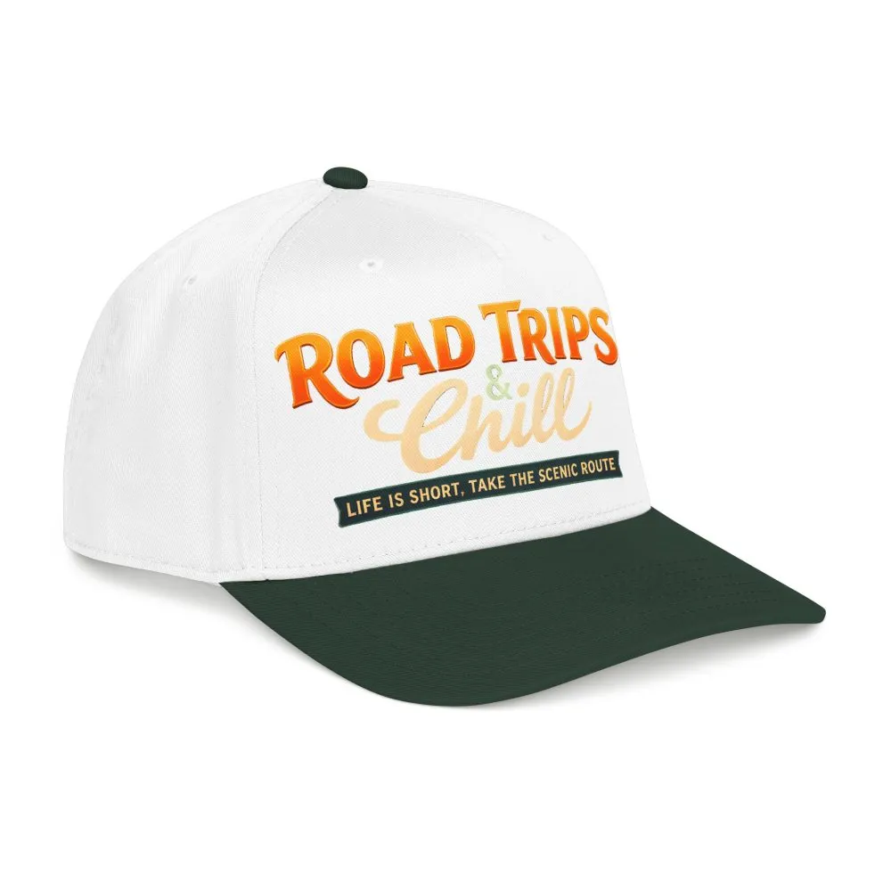 Baseball Cap - "Road Trips And Chill" Design Scenic-Line