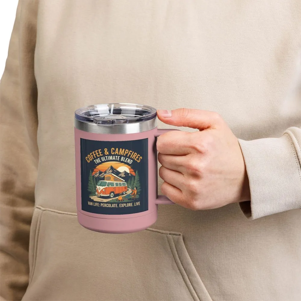 16587105071356484542_2048.jpeg Coffee Mug Tumbler, 15oz — “Coffee & Campfires: The Ultimate Blend”