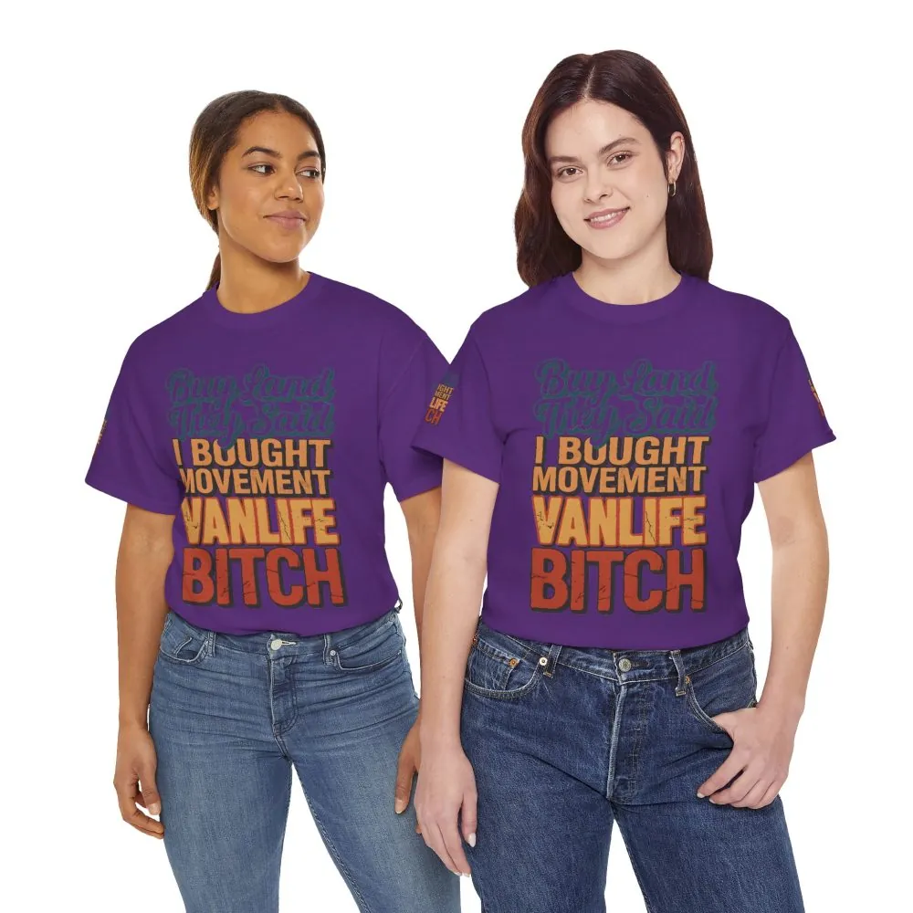 16610017208054870252_2048.jpeg Unisex Heavy Cotton Tee — "Buy Land They Said" Design F**K-Line