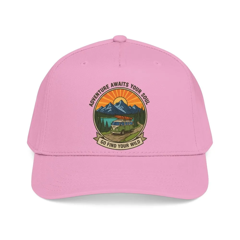 Baseball Cap — "Go Find Your Wild" Outdoor Patch