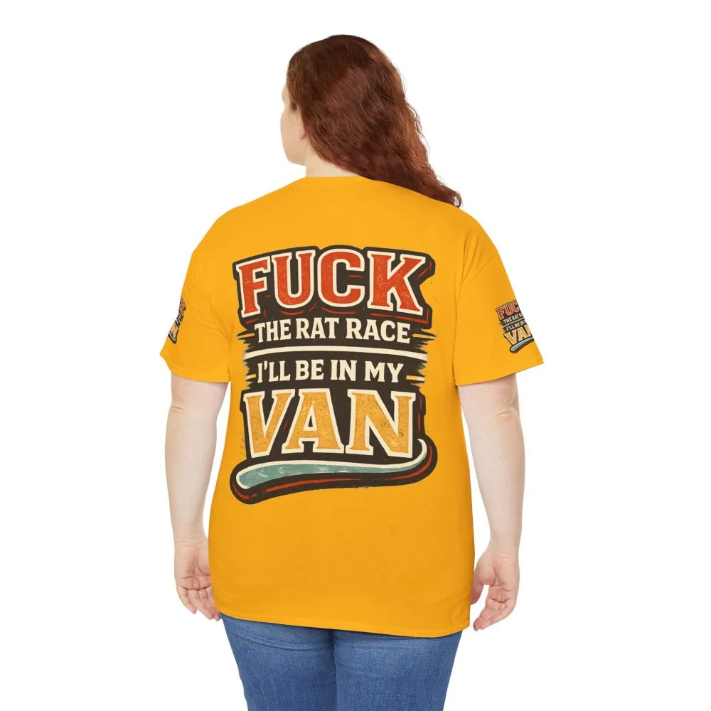 16627219355272993922_2048.jpeg Unisex Heavy Cotton Tee — "Fuck The Rat Race" Design F**K-Line
