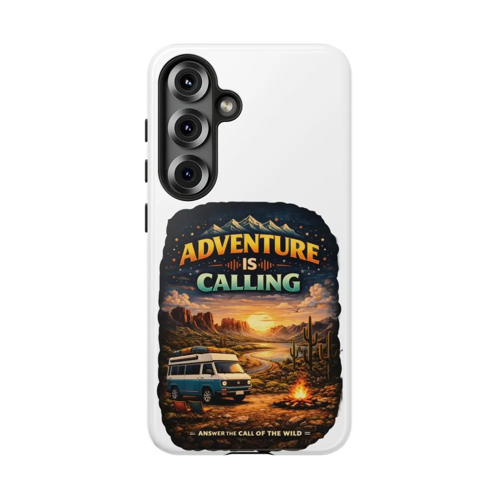 Phone Case — "Adventure Is Calling" (Design Scenic-Line)