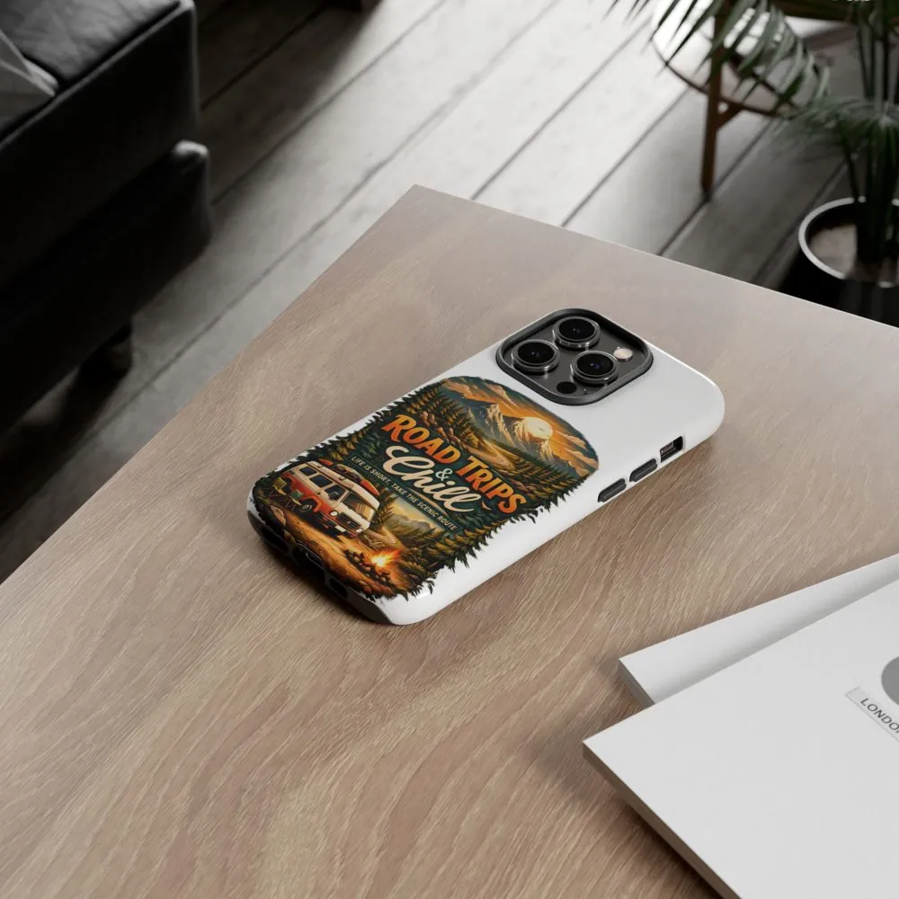Phone Case — "Road Trips and Chill" (Design Scenic-Line)