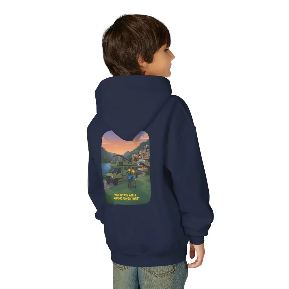 16646647073060433519_2048.jpeg Youth Hoodie(Gildan) – "Mountain Air And Alpine Adventure" (Design Sitcom-Line)