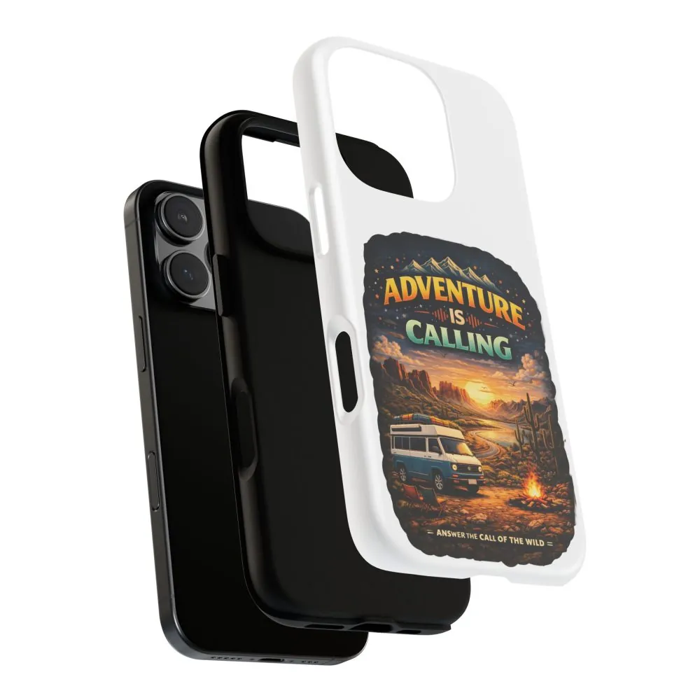 Phone Case — "Adventure Is Calling" (Design Scenic-Line)