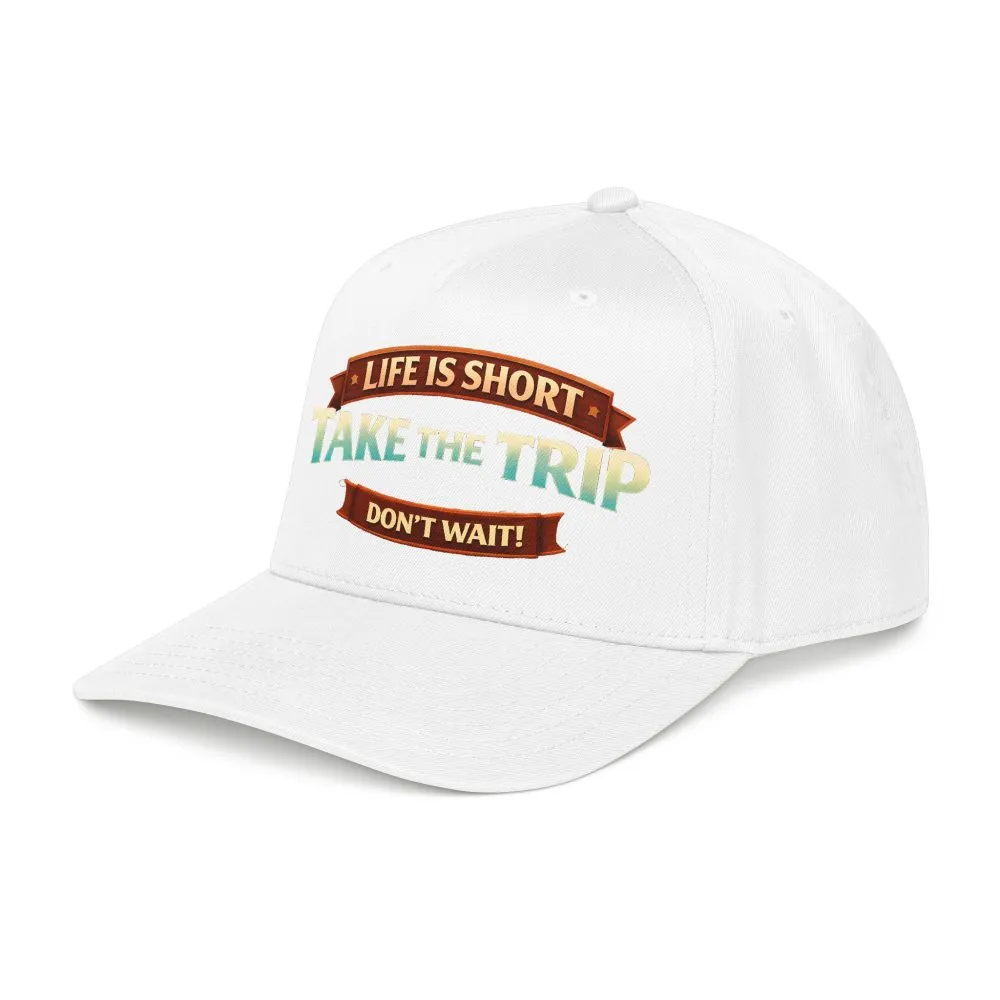 16669391759458066443_2048.jpeg Baseball Cap - "Live Is Short Take The Trip" Design Scenic-Line
